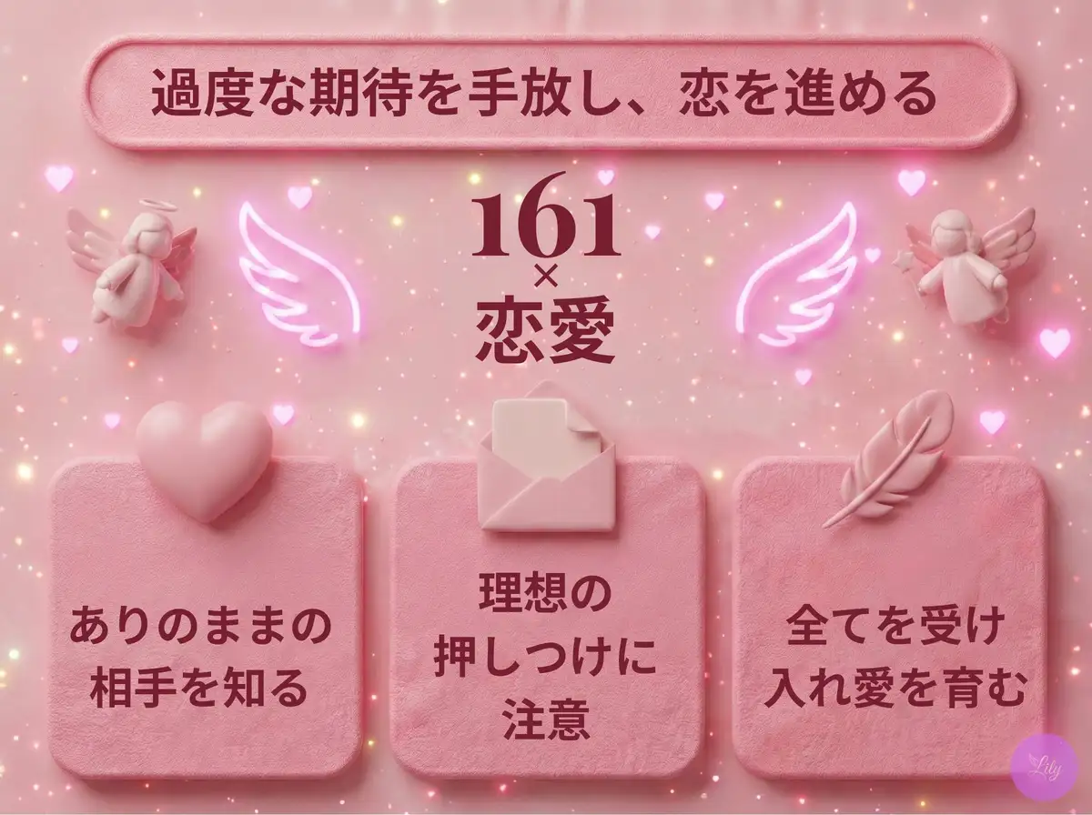リリーのエンジェルナンバー 161 x 恋愛