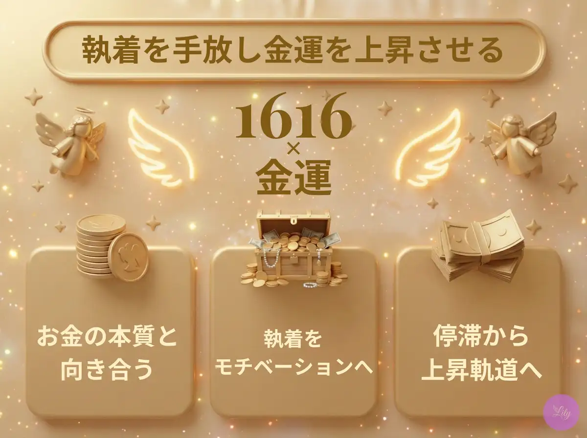 リリーのエンジェルナンバー 1616 x 金運