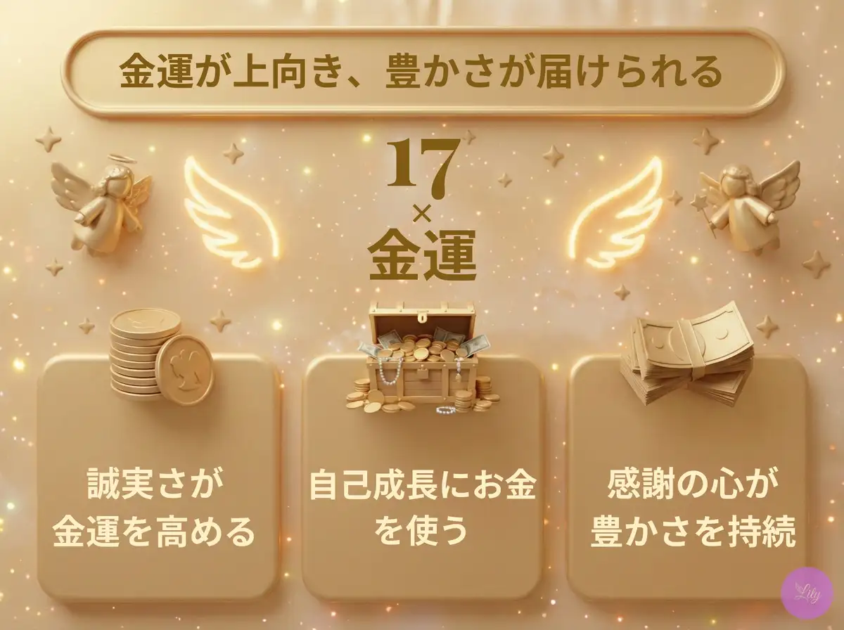リリーのエンジェルナンバー 17 x 金運