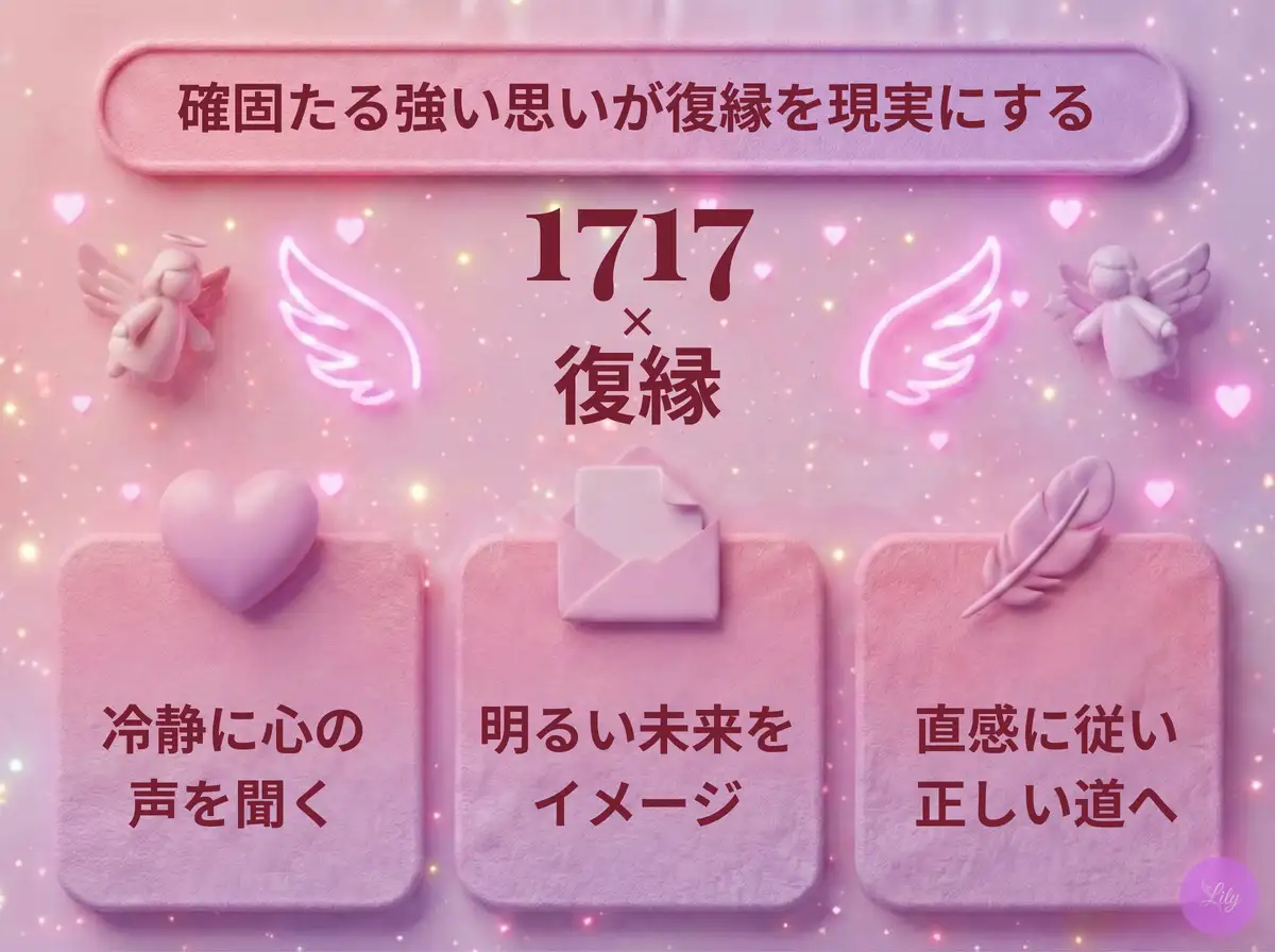 リリーのエンジェルナンバー 1717 x 復縁