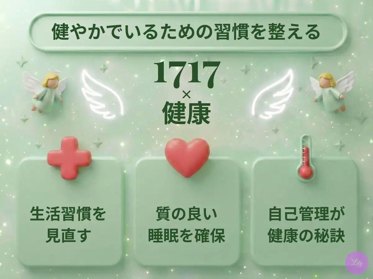 リリーのエンジェルナンバー 1717 x 健康