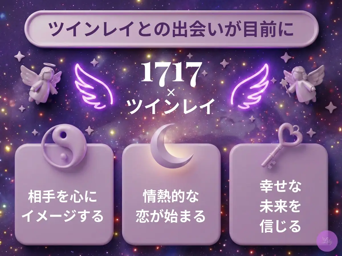 リリーのエンジェルナンバー 1717 x ツインレイ・サイレント