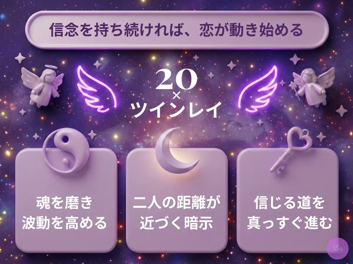 リリーのエンジェルナンバー 20 x ツインレイ