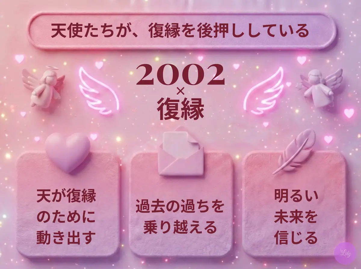 リリーのエンジェルナンバー 2002 x 復縁