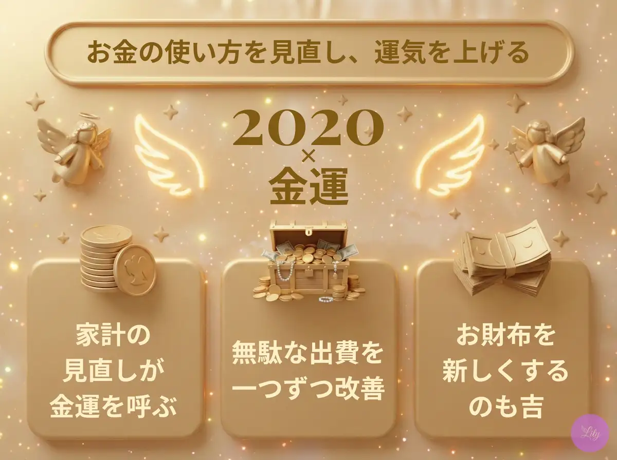 リリーのエンジェルナンバー 2020 x 金運