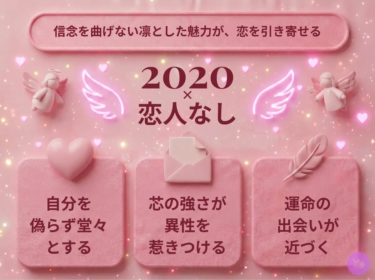 リリーのエンジェルナンバー 2020 x 恋人なし