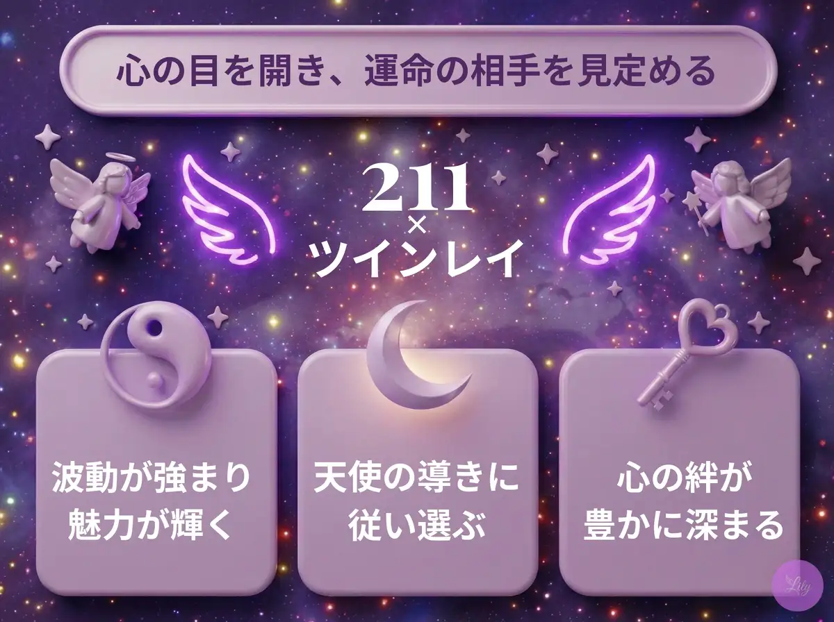リリーのエンジェルナンバー 211 x ツインレイ