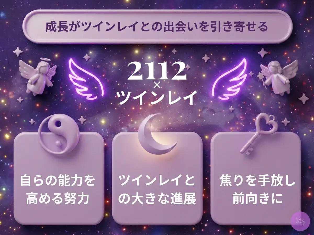 リリーのエンジェルナンバー 2112 x ツインレイ