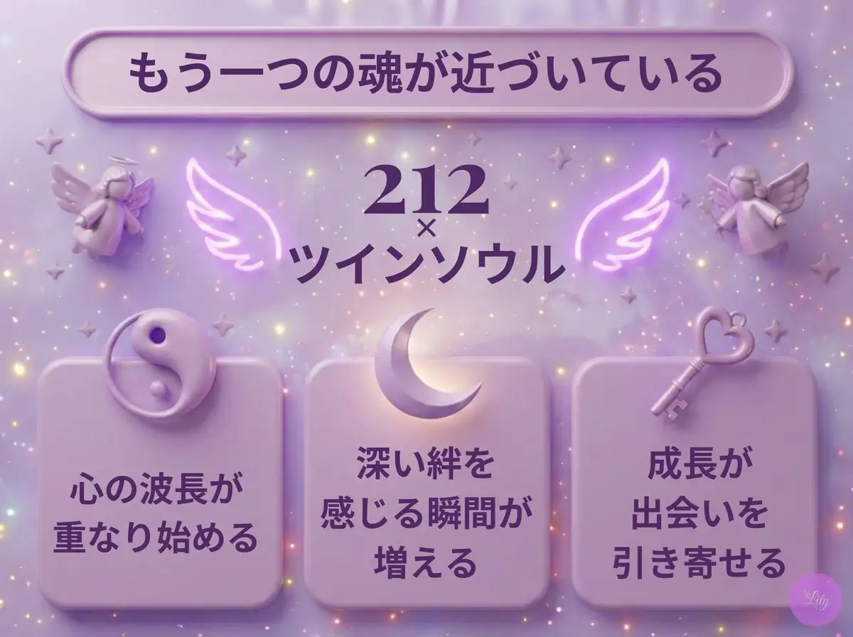 リリーのエンジェルナンバー 212 x ツインソウル