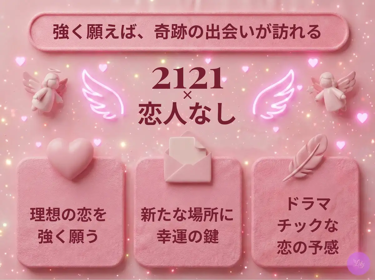 リリーのエンジェルナンバー 2121 x 恋人なし