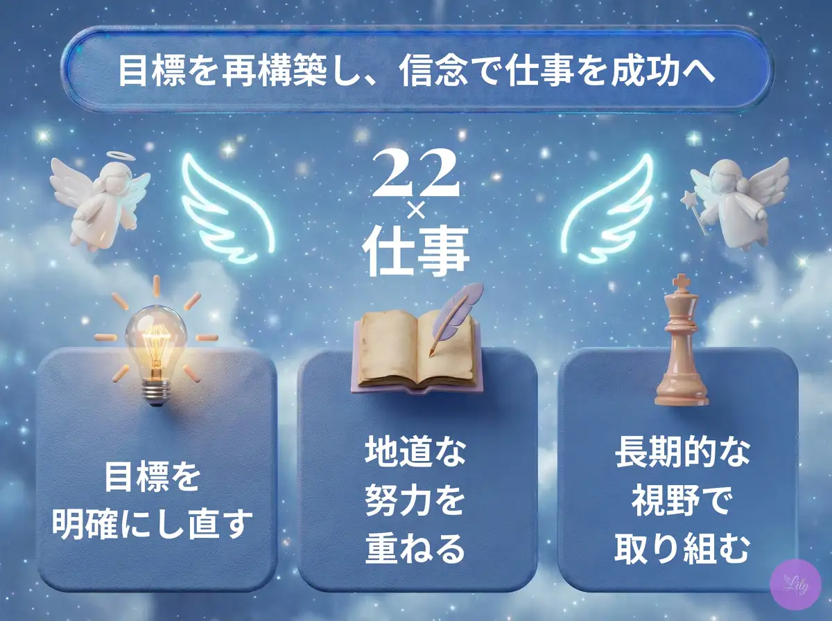 リリーのエンジェルナンバー 22 x 仕事