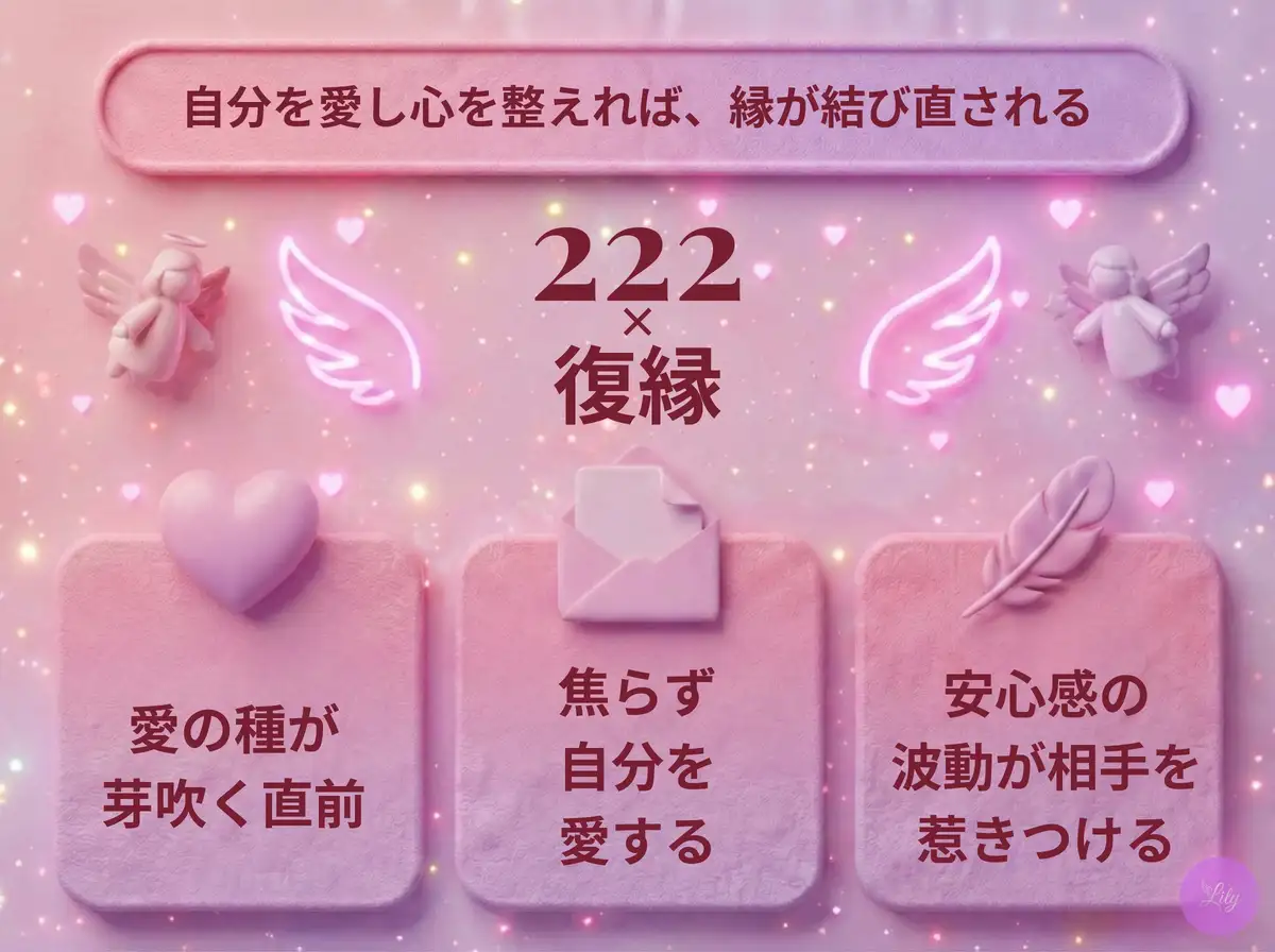 リリーのエンジェルナンバー 222 x 復縁