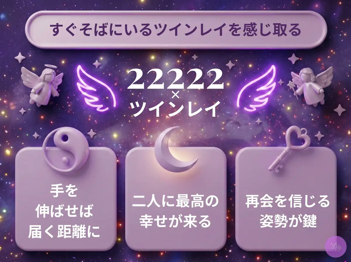 リリーのエンジェルナンバー 22222 x ツインレイ