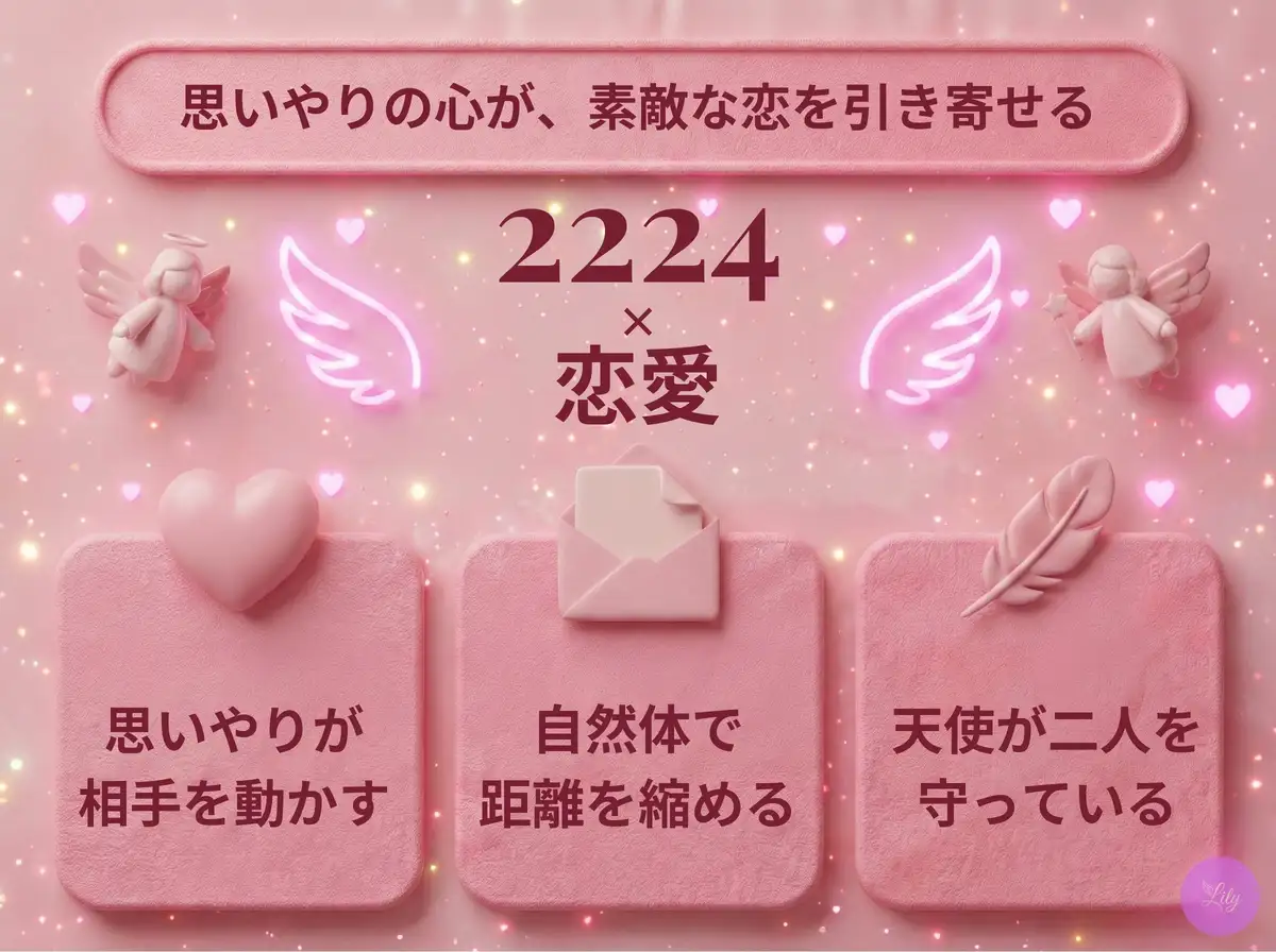 リリーのエンジェルナンバー 2224 x 恋愛