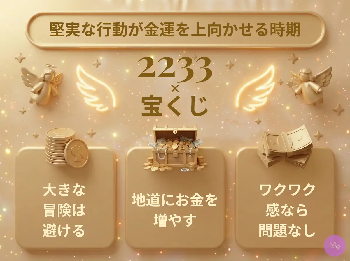 リリーのエンジェルナンバー 2233 x 宝くじ