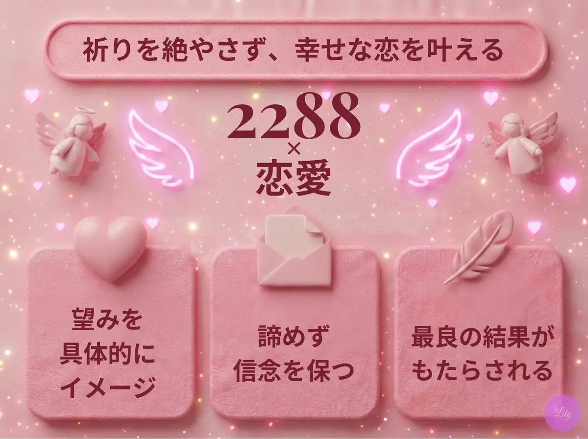 リリーのエンジェルナンバー 2288 x 恋愛