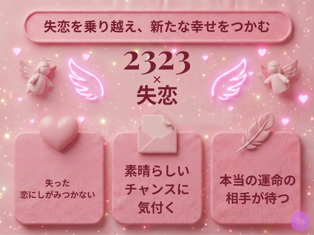 リリーのエンジェルナンバー 2323 x 失恋