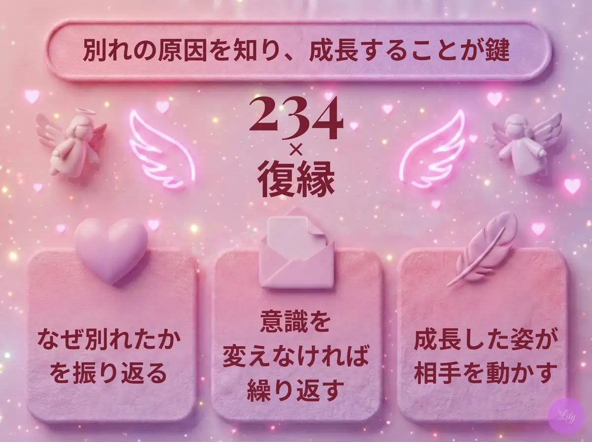 リリーのエンジェルナンバー 234 x 復縁