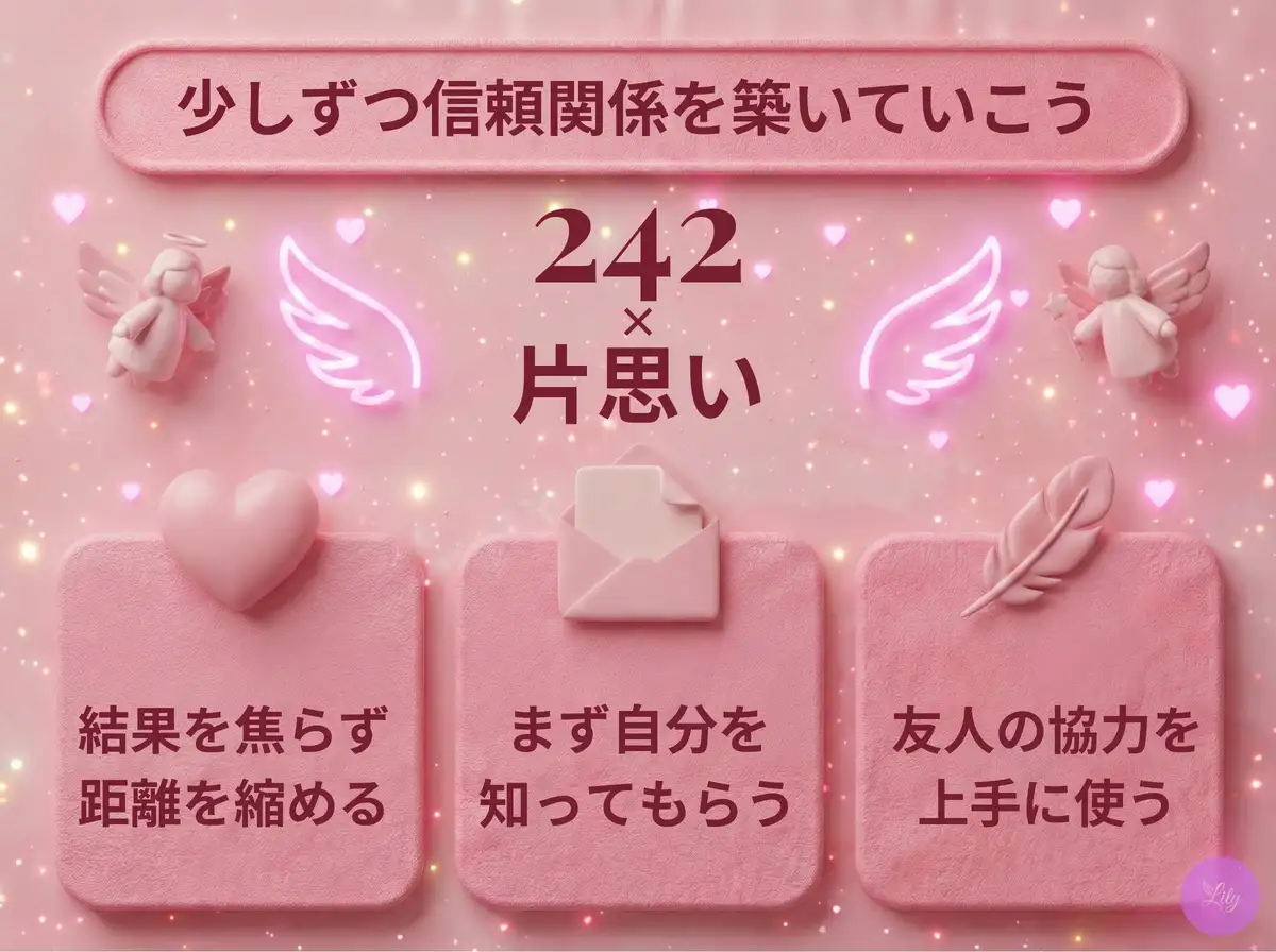 リリーのエンジェルナンバー 242 x 片思い