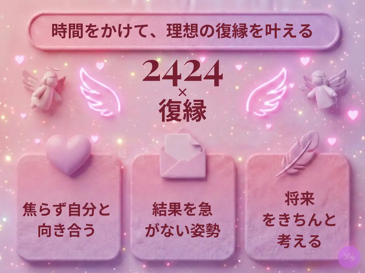 リリーのエンジェルナンバー 2424 x 復縁