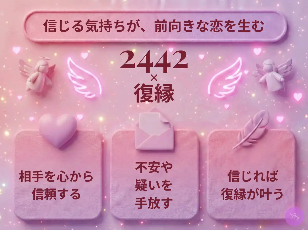 リリーのエンジェルナンバー 2442 x 復縁