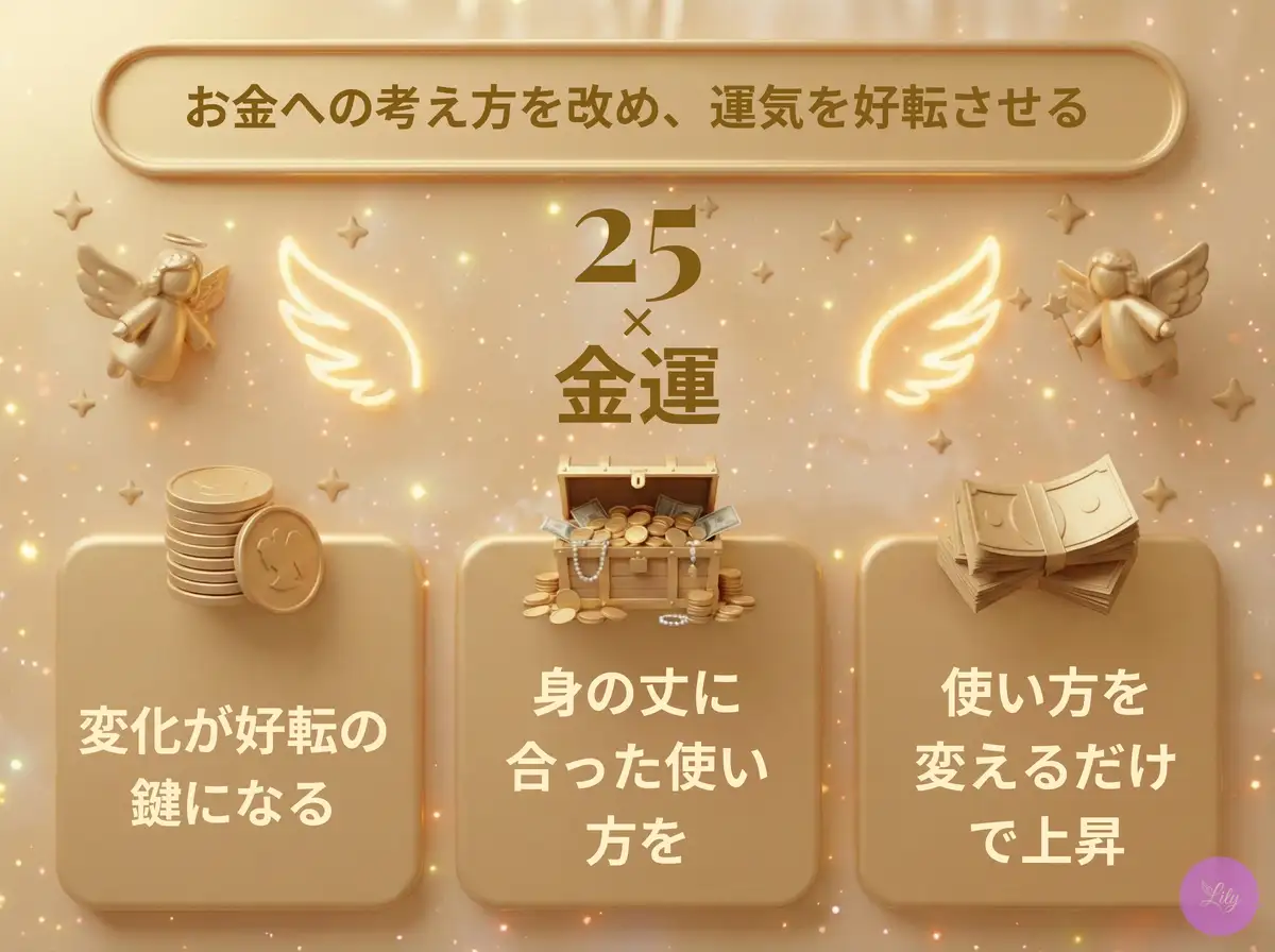 リリーのエンジェルナンバー 25 x 金運