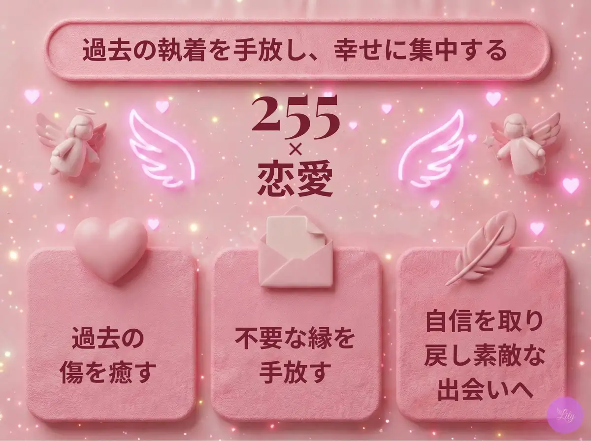 リリーのエンジェルナンバー 255 x 恋愛