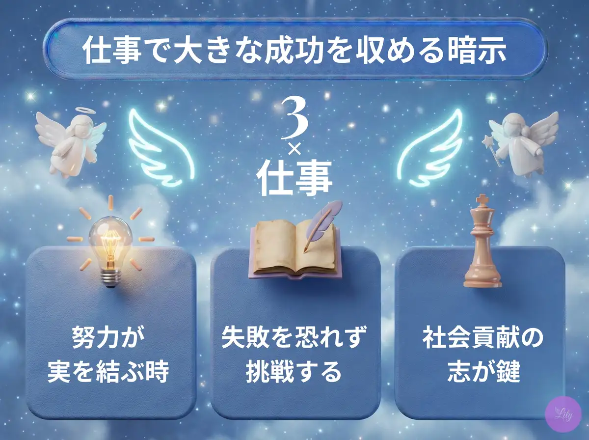 リリーのエンジェルナンバー 3 x 仕事