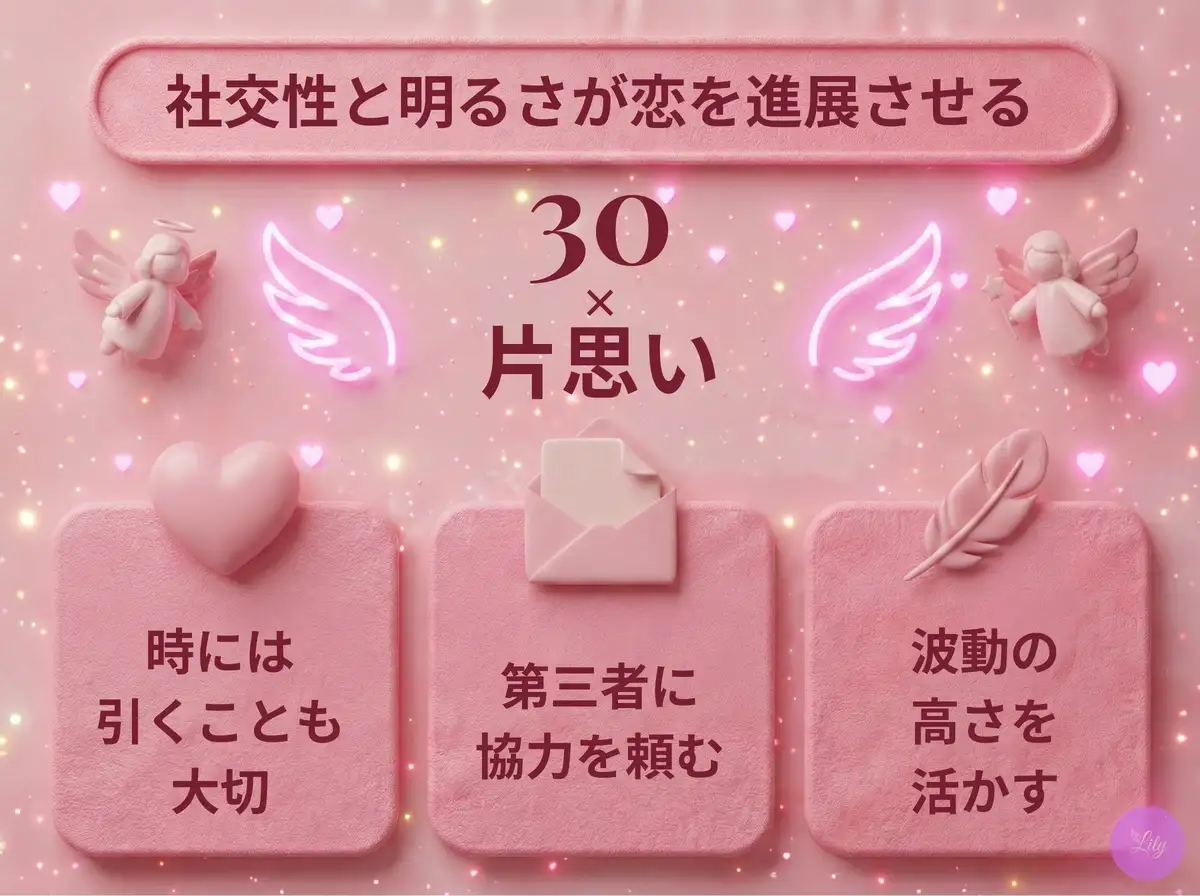 リリーのエンジェルナンバー 30 x 片思い