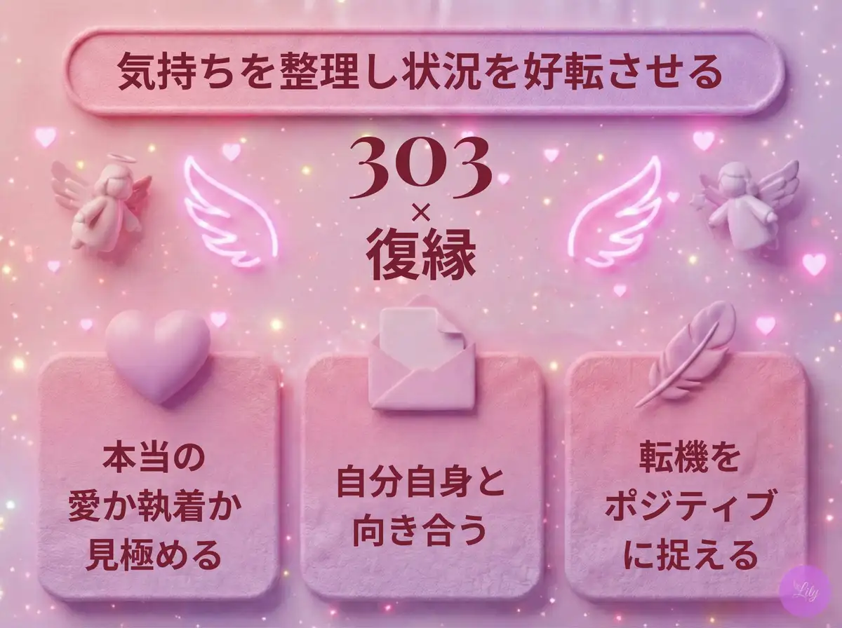 リリーのエンジェルナンバー 303 x 復縁