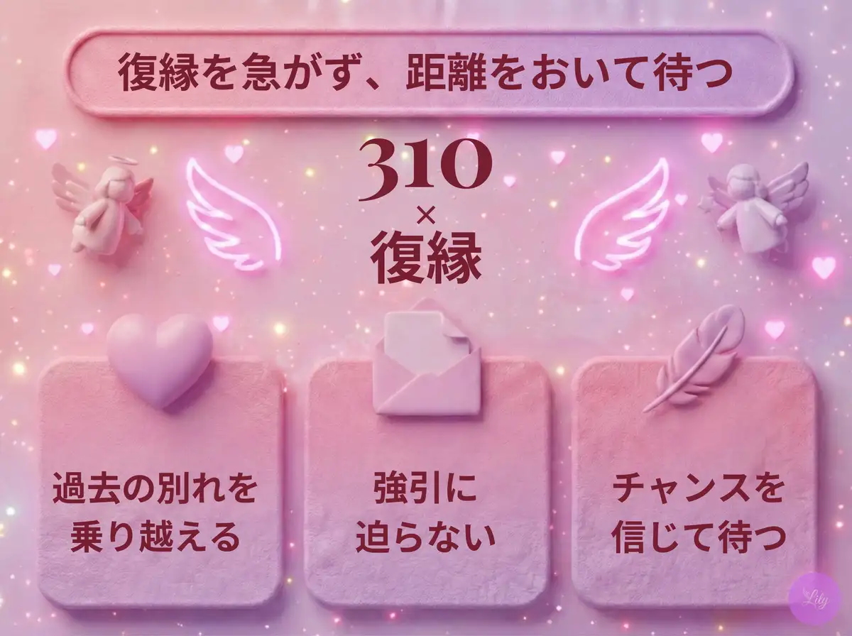 リリーのエンジェルナンバー 310 x 復縁