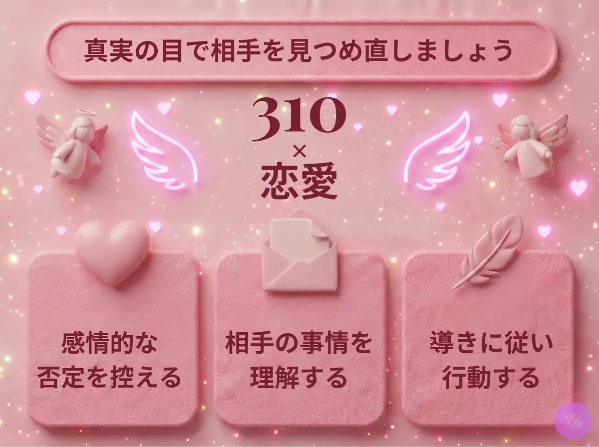 リリーのエンジェルナンバー 310 x 恋愛