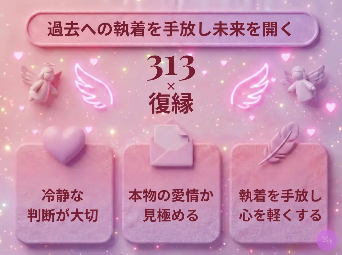 リリーのエンジェルナンバー 313 x 復縁