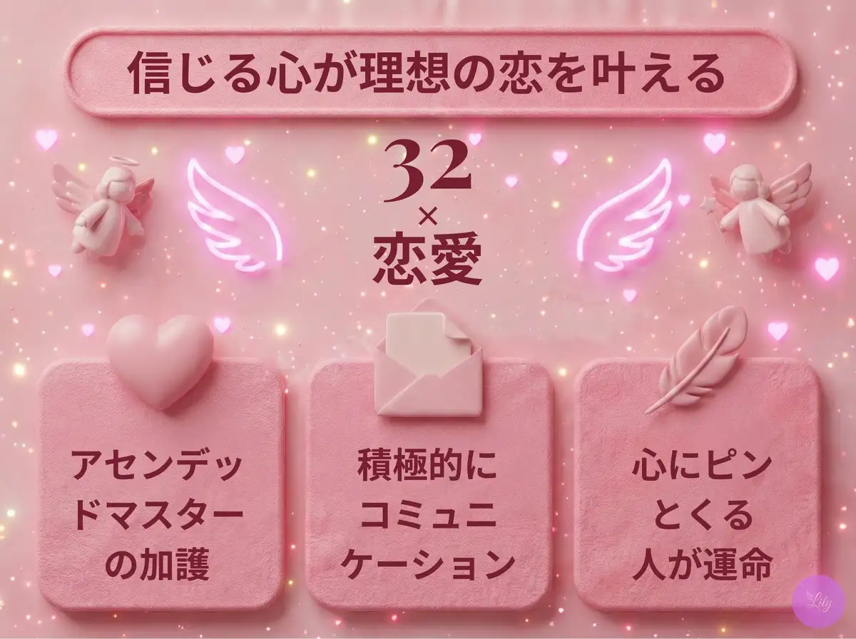 リリーのエンジェルナンバー 32 x 恋愛
