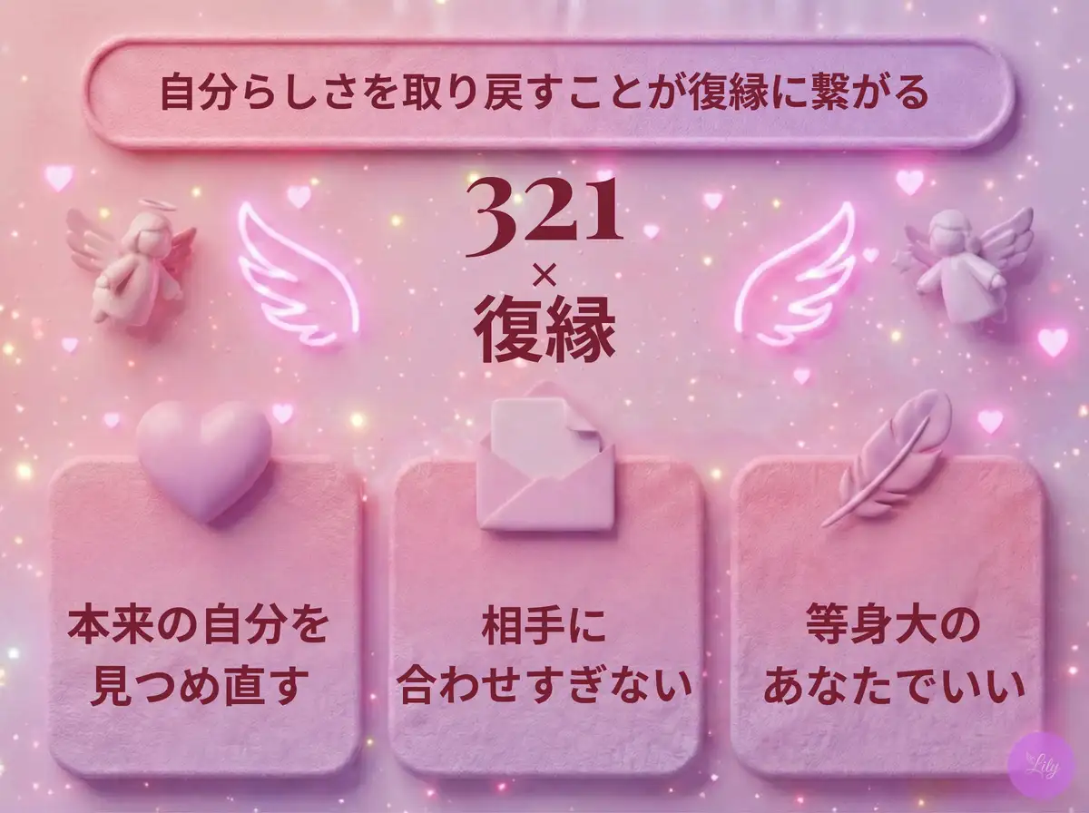 リリーのエンジェルナンバー 321 x 復縁