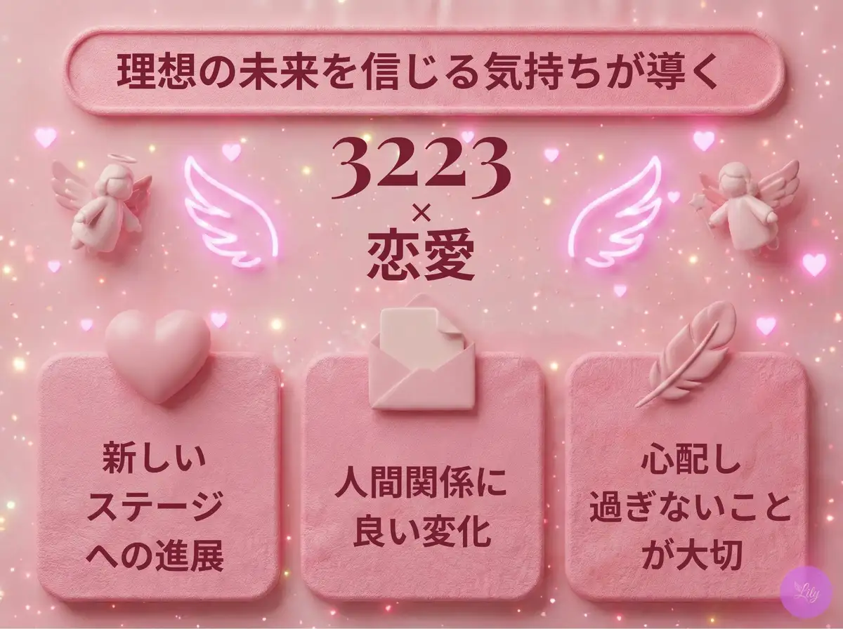 リリーのエンジェルナンバー 3223 x 恋愛