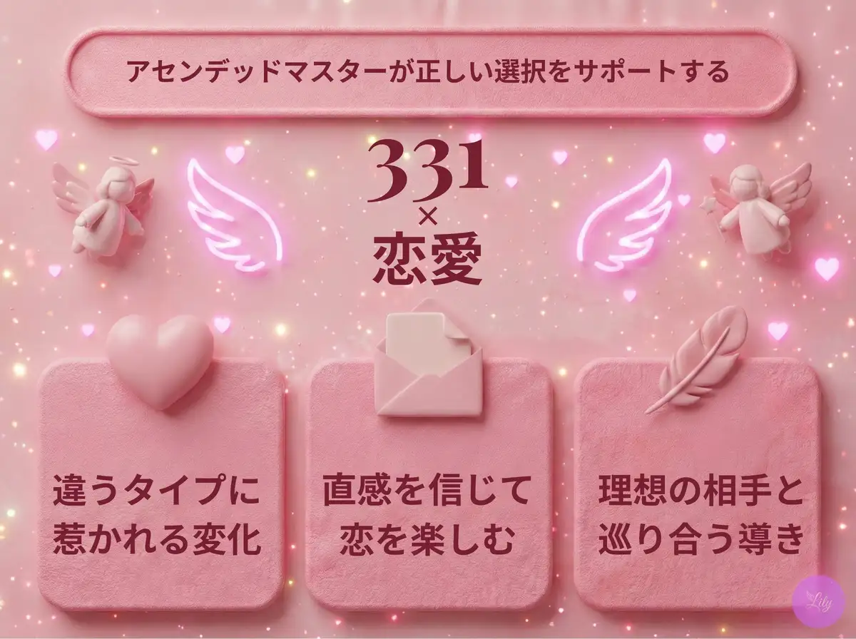 リリーのエンジェルナンバー 331 x 恋愛