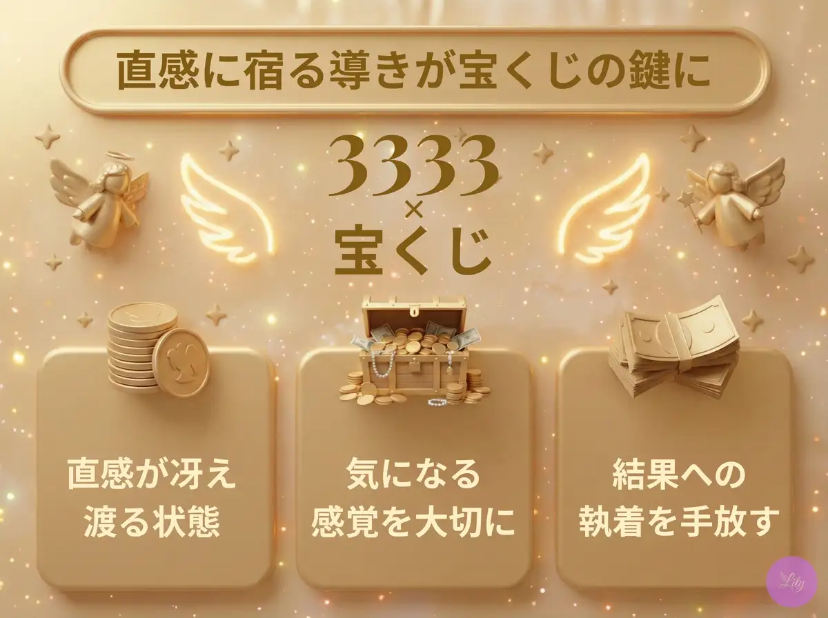 リリーのエンジェルナンバー 3333 x 宝くじ