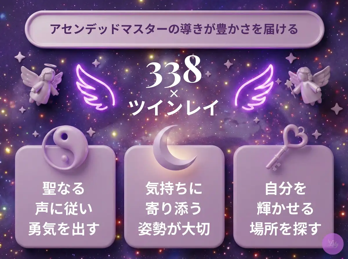 リリーのエンジェルナンバー 338 x ツインレイ