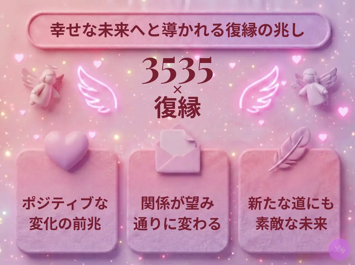 リリーのエンジェルナンバー 3535 x 復縁