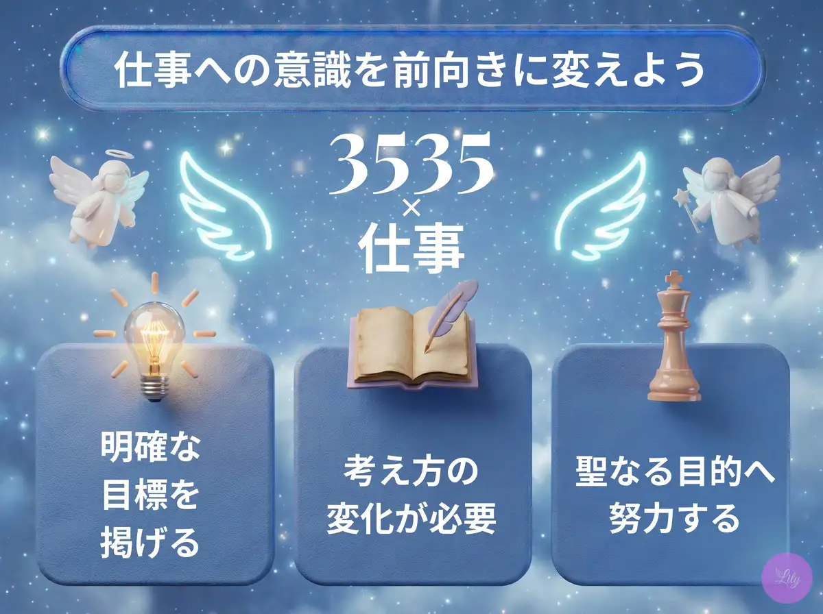 リリーのエンジェルナンバー 3535 x 仕事