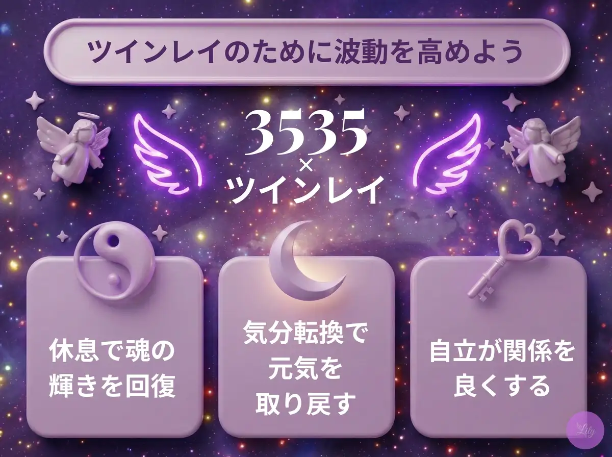 リリーのエンジェルナンバー 3535 x ツインレイ