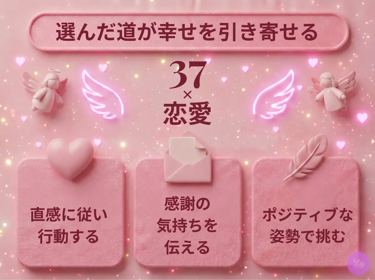 リリーのエンジェルナンバー 37 x 恋愛