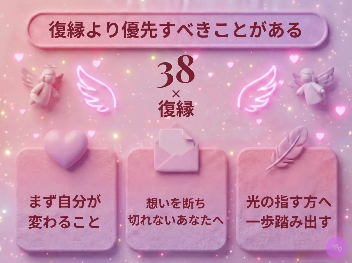リリーのエンジェルナンバー 38 x 復縁