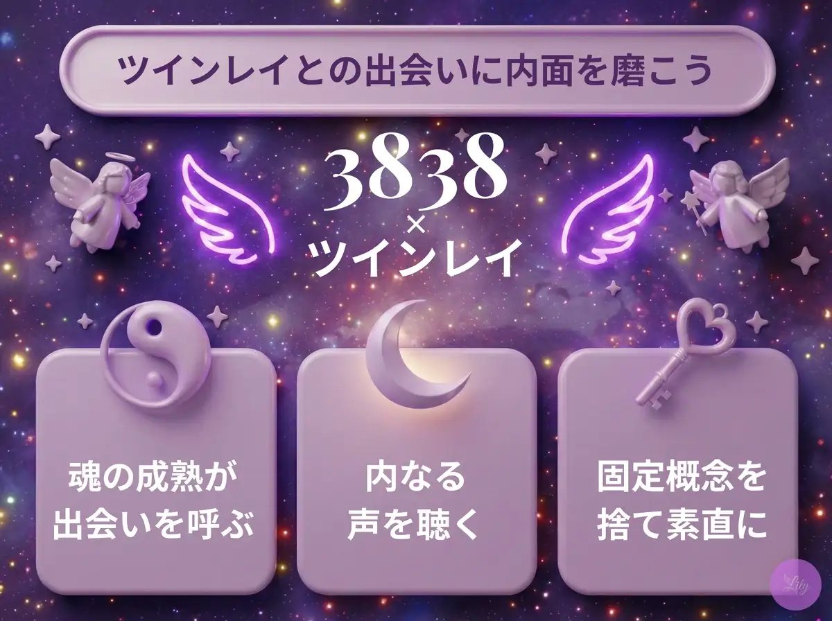 リリーのエンジェルナンバー 3838 x ツインレイ