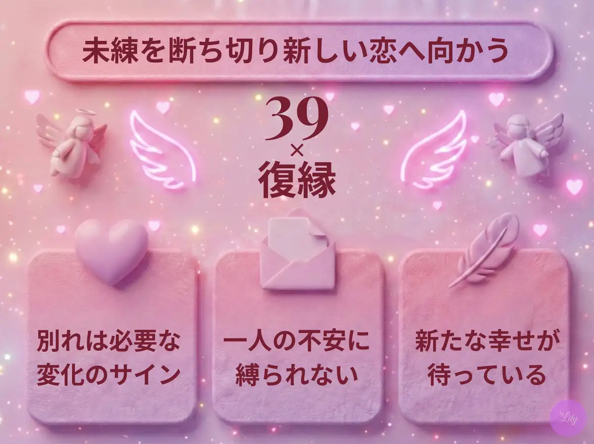 リリーのエンジェルナンバー 39 x 復縁