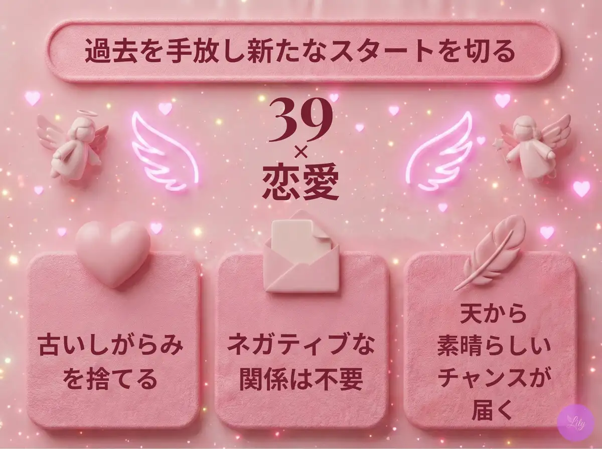 リリーのエンジェルナンバー 39 x 恋愛