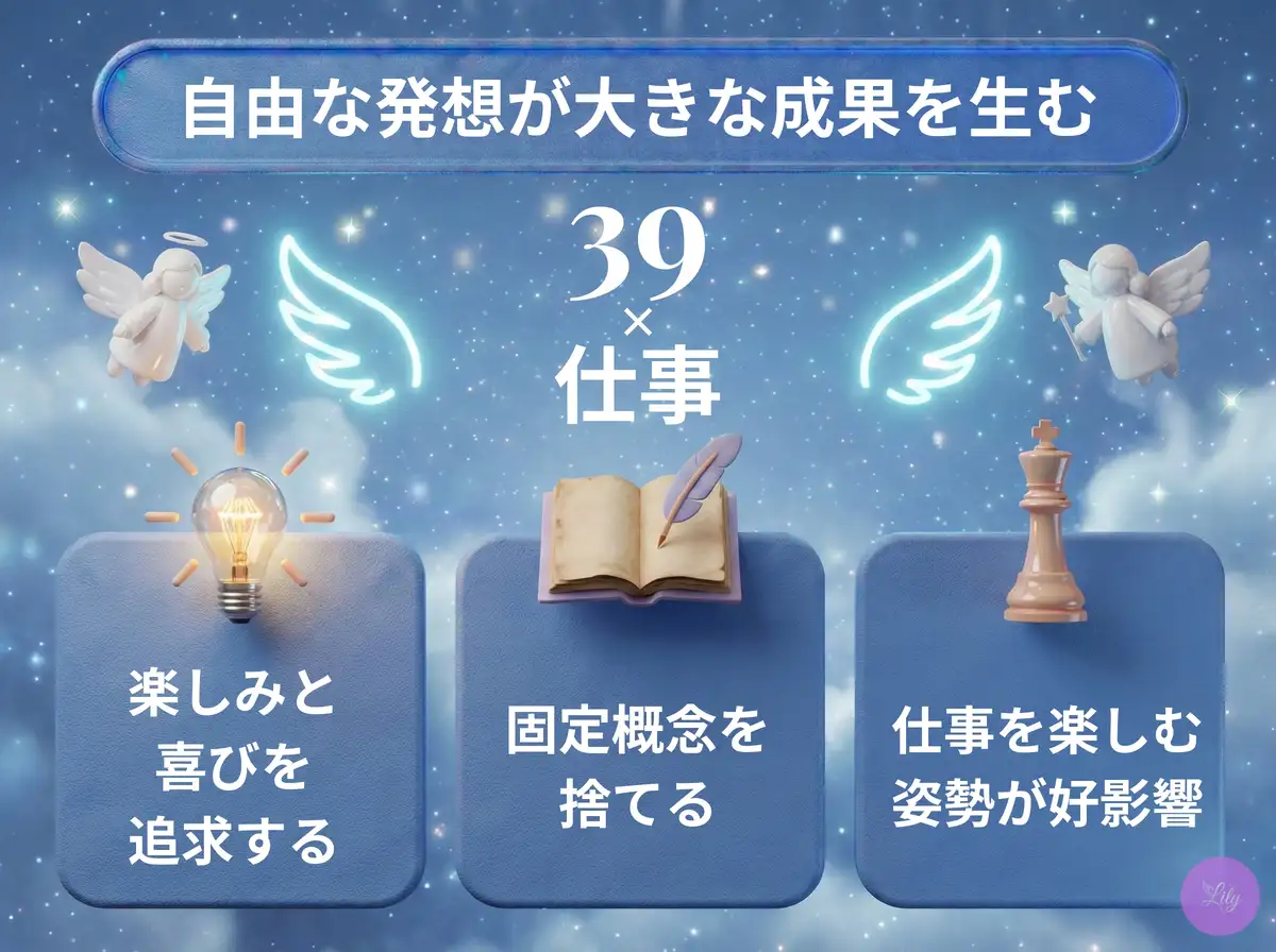 リリーのエンジェルナンバー 39 x 仕事