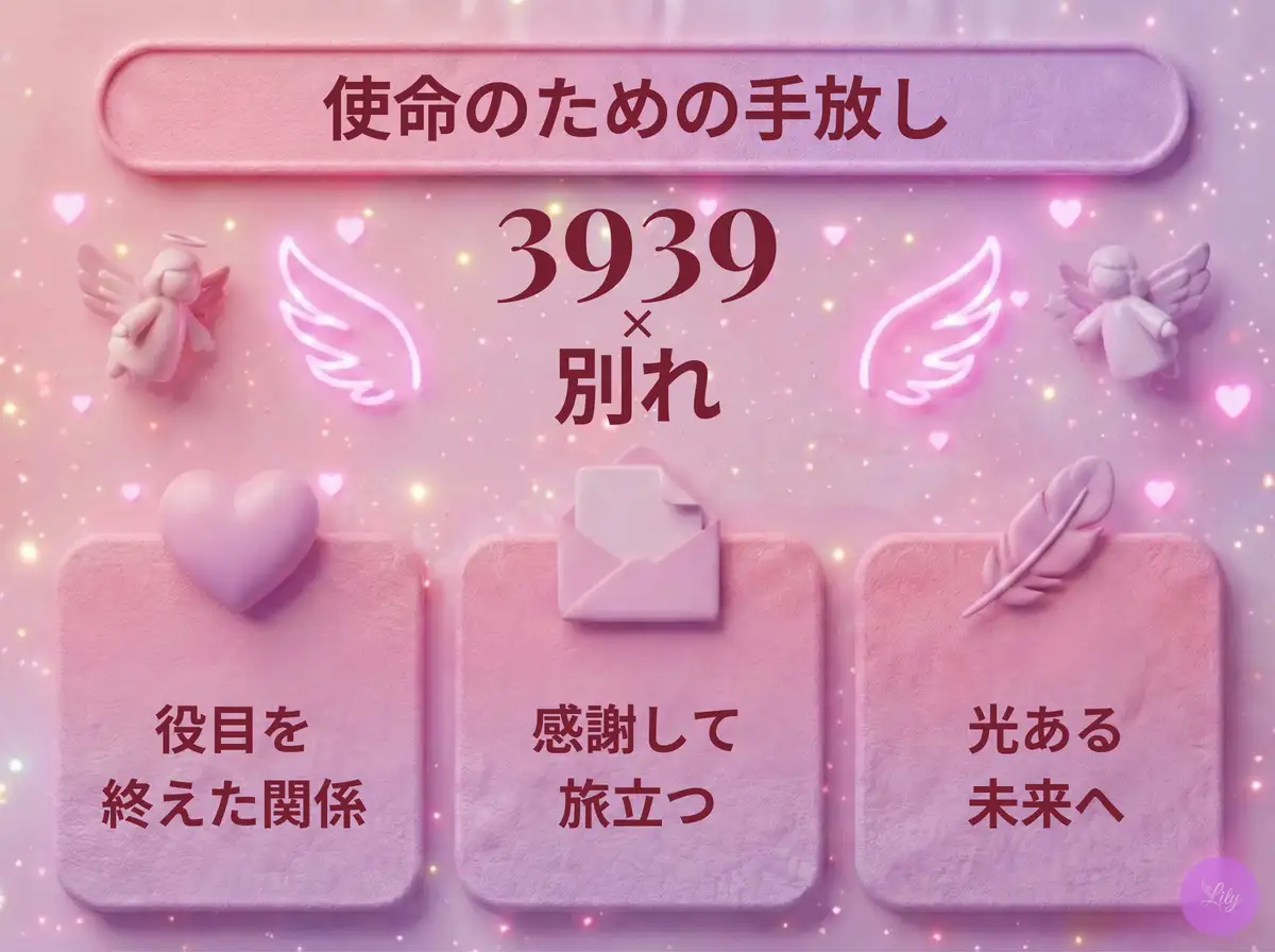リリーのエンジェルナンバー 3939 x 別れ