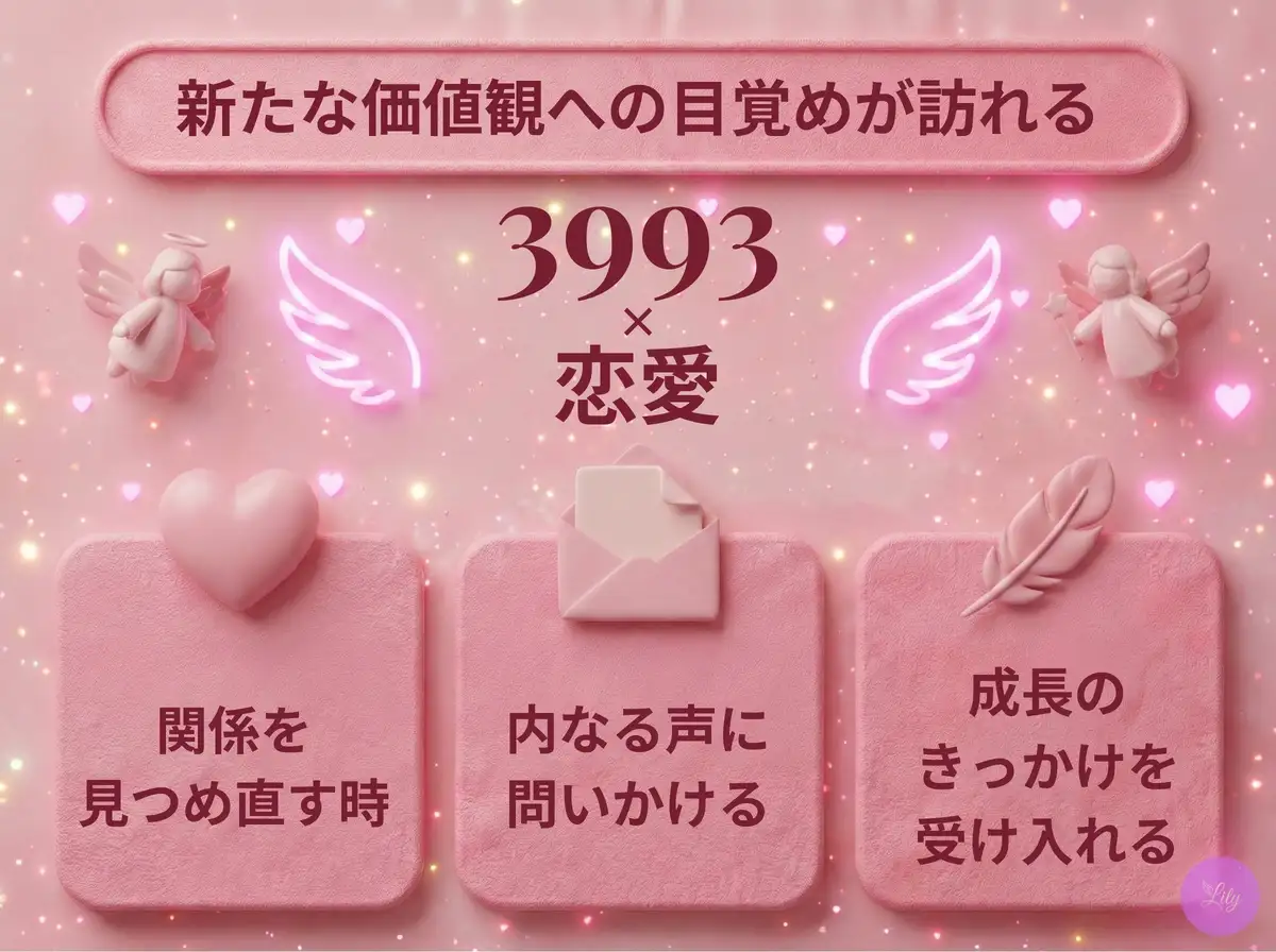 リリーのエンジェルナンバー 3993 x 恋愛